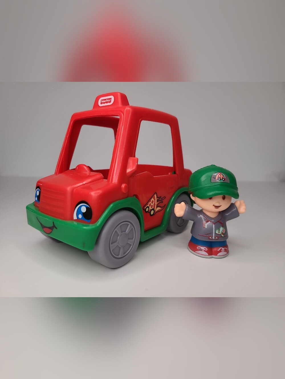 Fisher Price Little People Have a Slice of Pizza Delivery Car with Figure